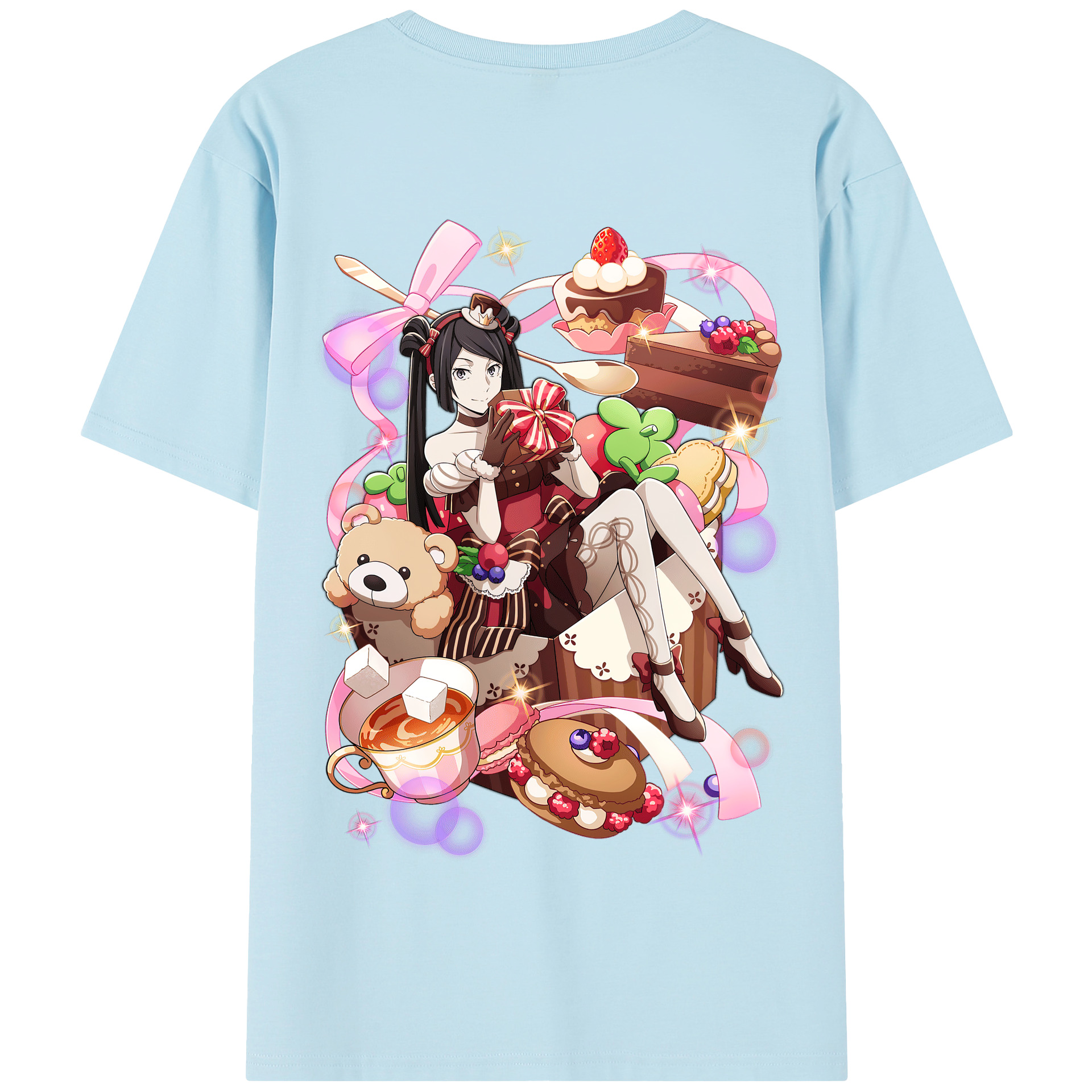 （画像用） 文豪ストレイドッグス Bungo Stray Dogs 綿100％半袖Tシャツ（背面プリント）